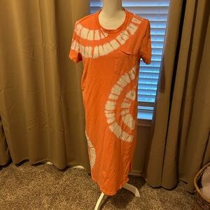 Orange Tie-Dye Shirt - Size L